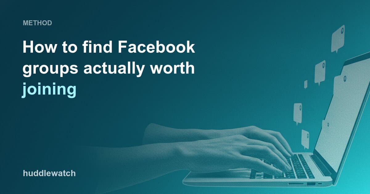 How to find Facebook groups actually worth joining