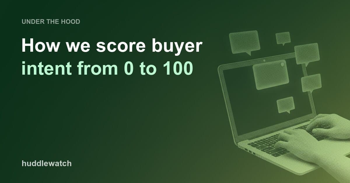 How we score buyer intent from 0 to 100