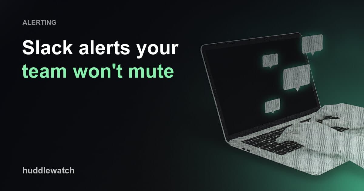 Slack alerts your team won't mute