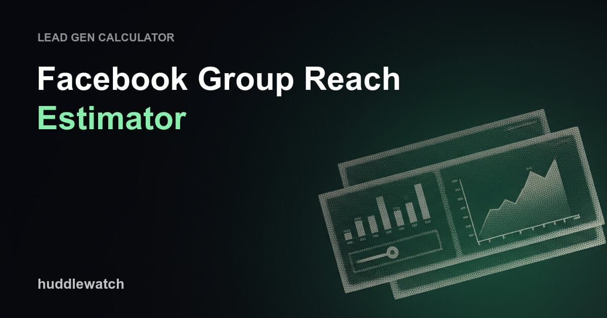 Facebook Group Reach Estimator